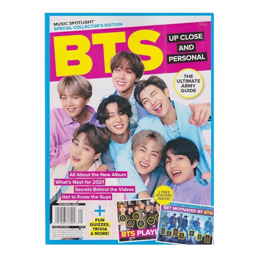 BTS UP CLOSE AND PERSONAL 2021 ISSUE MAGAZINE - PRE-OWNED